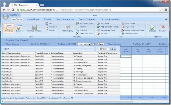 track employee time and project expenses online with office timesheets track expenses online