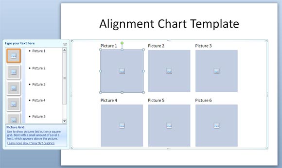 alignment chart template in powerpoint alignment chart generator