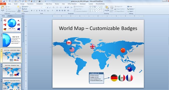 make awesome global presentations with global powerpoint global powerpoint template
