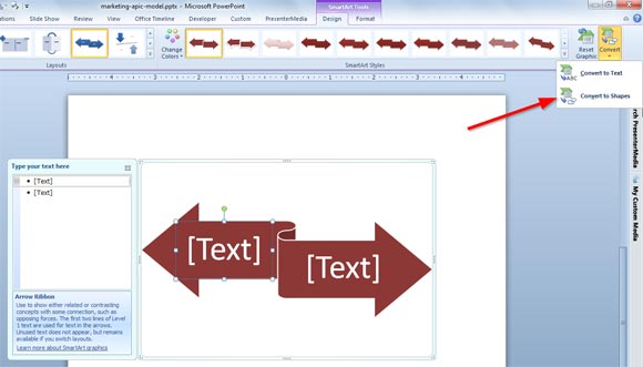 timeline smartart powerpoint 2010