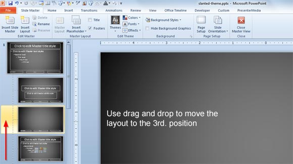 How to Insert a Custom Layout Every Time I Insert a New Slide in PowerPoint