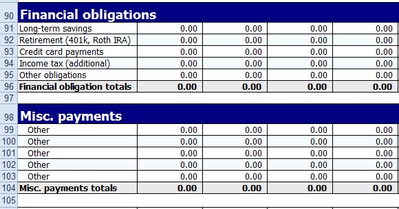 free personal budget template for excel how to keep track of budget