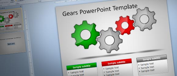 Free Gears Point Templates For Presentations