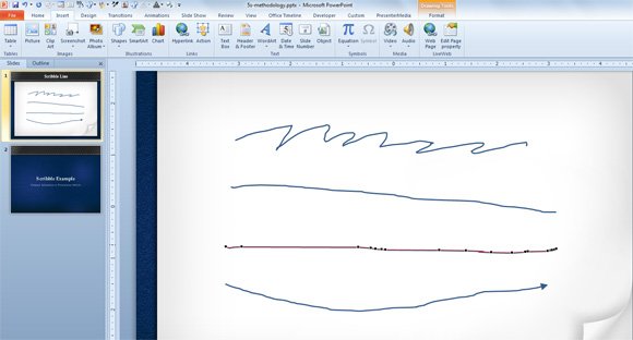 Powerpoint как рисовать