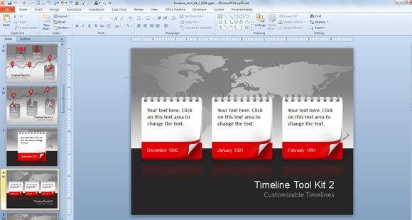 editable timeline customizable template jpg fppt