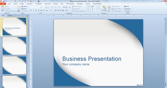 Applying A Template To Powerpoint Presentation Applying A Template To Powerpoint Presentation