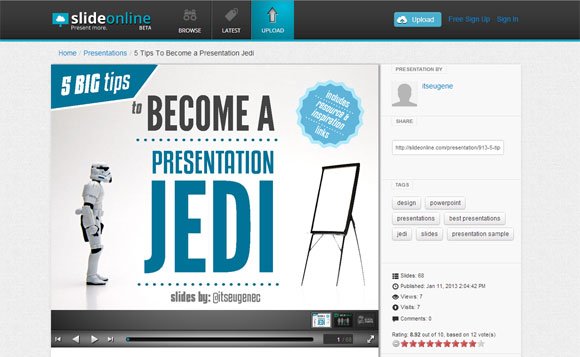 powerpoint slide hosting services online