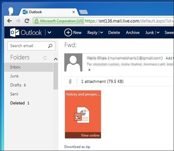 view edit and share presentations online using powerpoint web app