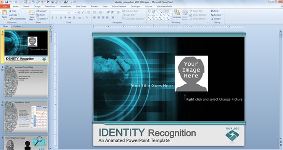 Awesome Identity Recognition Cybercrime Powerpoint Template Software Presentation Template Powerpoint