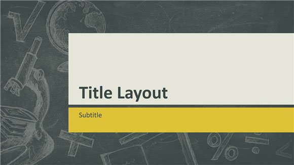 free microscope powerpoint template download tema powerpoint