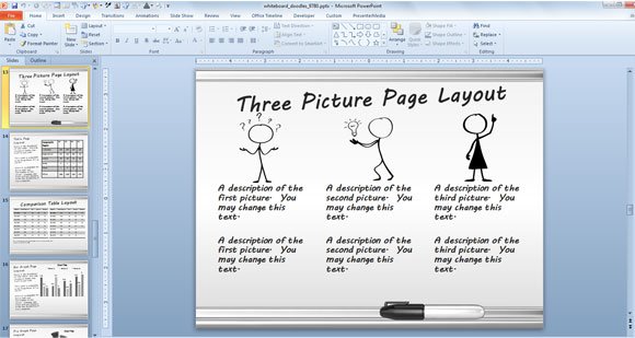 awesome whiteboard symbols powerpoint templates for presentations
