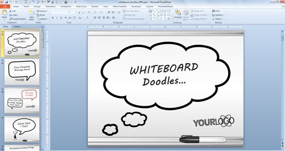 awesome whiteboard symbols powerpoint