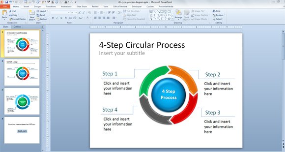 Powerpoint Chevron Template