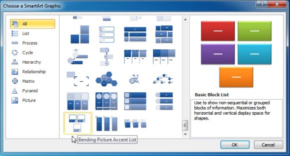 using bending picture accent list smartart in powerpoint presentations smartart powerpoint