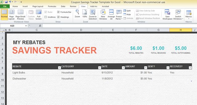 coupon savings tracker template for excel 2 fppt coupon savings tracker