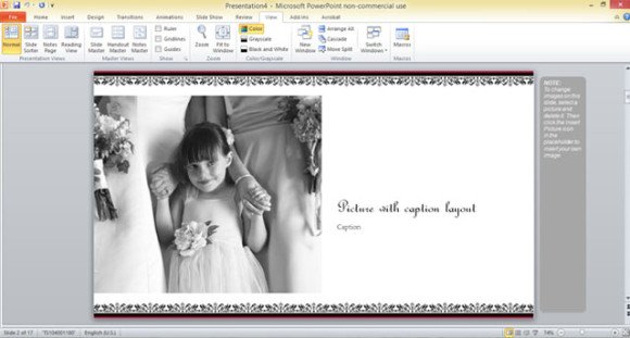 free wedding photo album template for powerpoint 2013 powerpoint photo album template