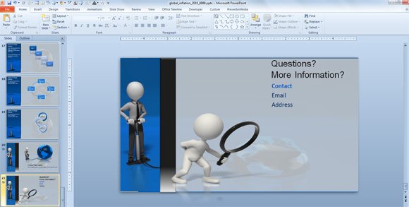 last slide in a powerpoint presentation