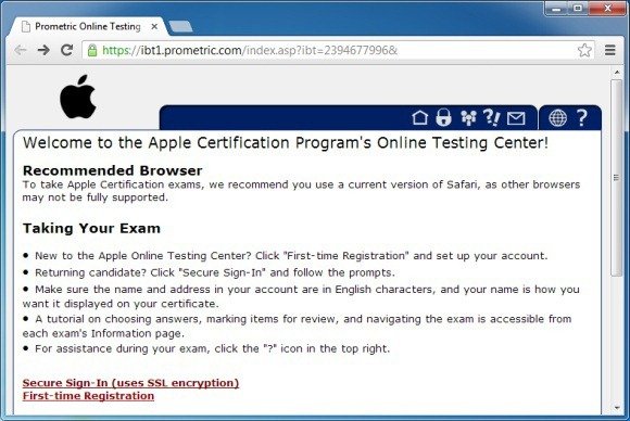 mac os x certification exam