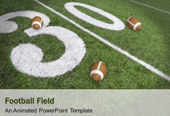 animated football field powerpoint template