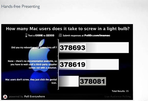 Add Polls To Keynote Or PowerPoint In Mac With PollEv Presenter