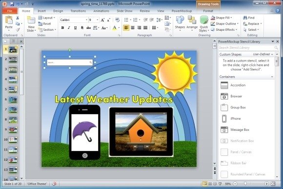 how to create mockups and wireframes using ms powerpoint