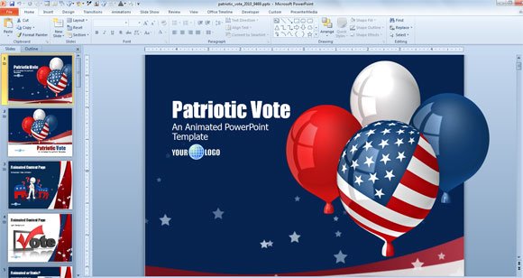 good independence day powerpoint templates for july 4th