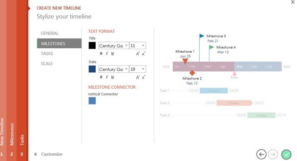 how to quickly make a graphical litigation timeline in powerpoint