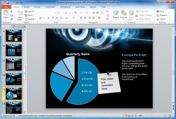 presentation about music