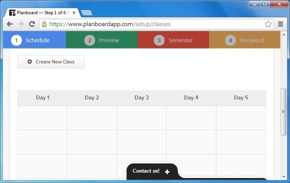 planboard web app for teachers to create and manage lesson plans