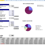 break even analysis graph template