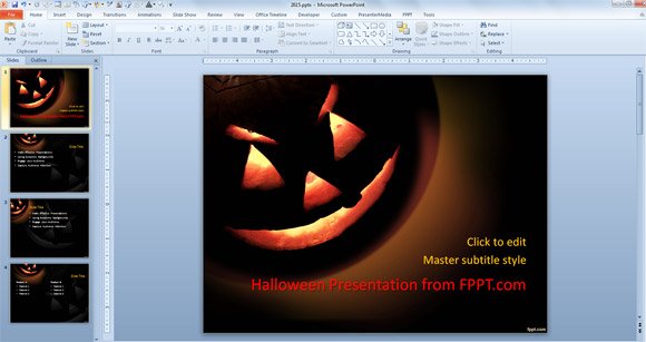 premium free halloween powerpoint templates for 2013