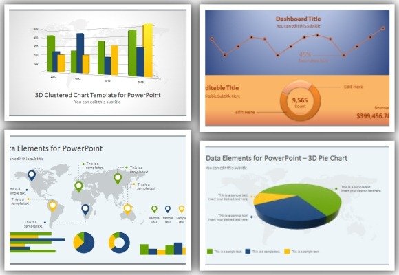 high quality charts dashboard powerpoint templates for presentations
