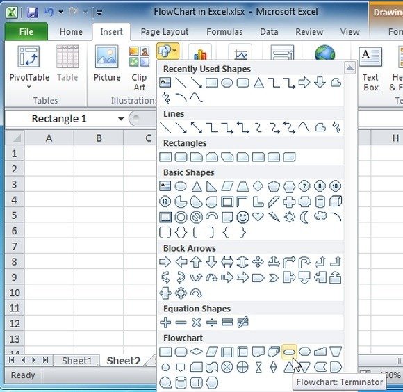 excel chart 2013 flow Make How Flowchart A Excel In To