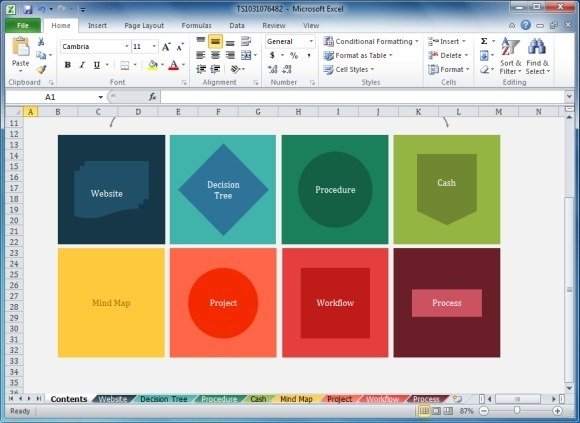 Flow Chart Template Excel