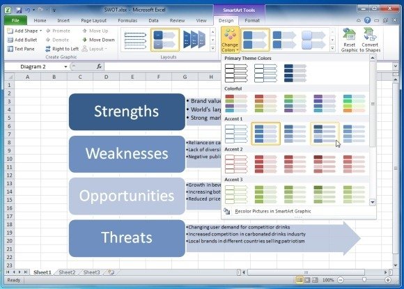 swot template excel magdalene project org swot excel template