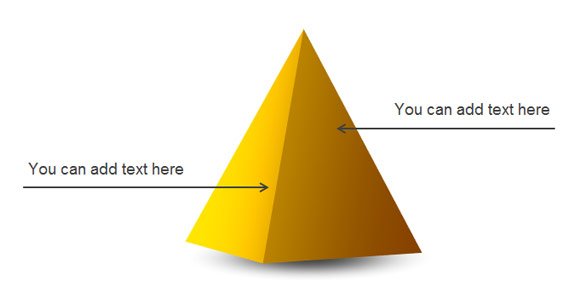 create a simple 3d pyramid in powerpoint 2010