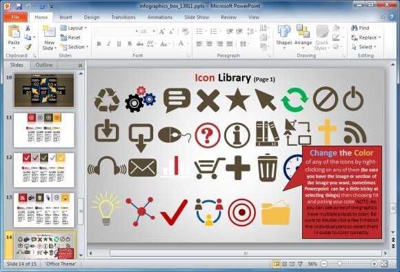 animated infographics template for powerpoint