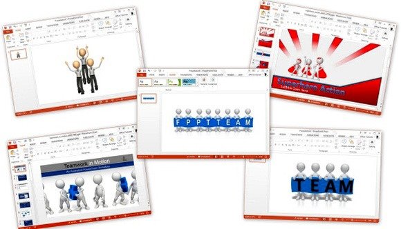 best animated teamwork powerpoint templates