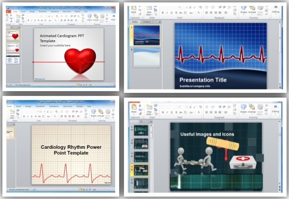 top premium free animated heart rate powerpoint templates