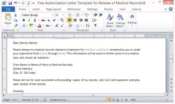 records release authorization