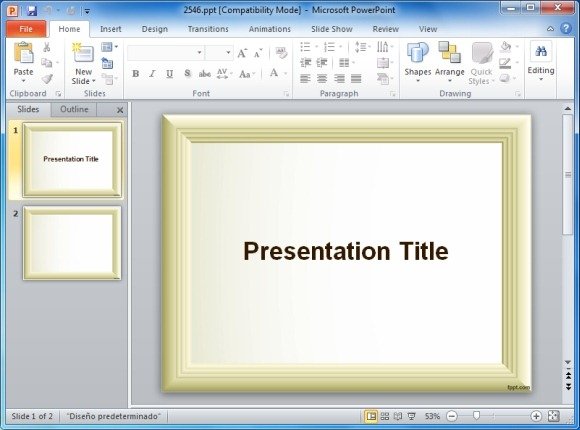 page borders for powerpoint