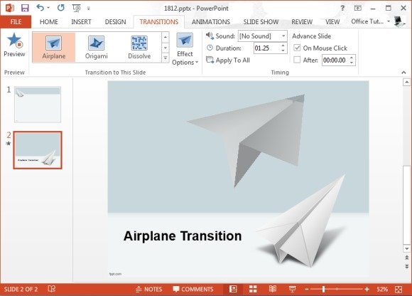 best powerpoint transition effects for travel presentations transition templates