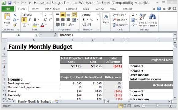 excel home budget under fontanacountryinn com spreadsheet for home budget
