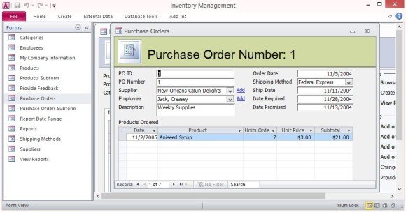 Free Create Inventory Database Free Create Inventory Database