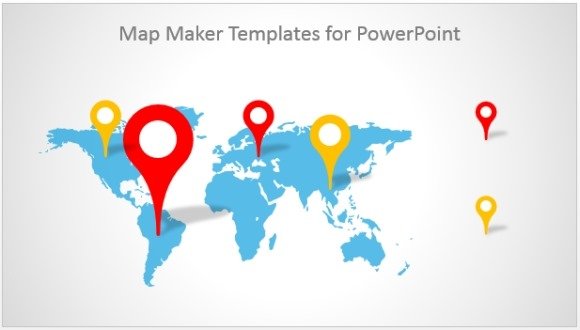 Maps for presentations