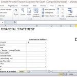 statement of change in equity template for excel