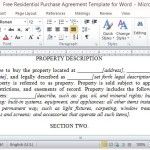 Sale Contract for Residential Property