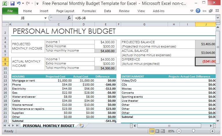 easy home budgeting software