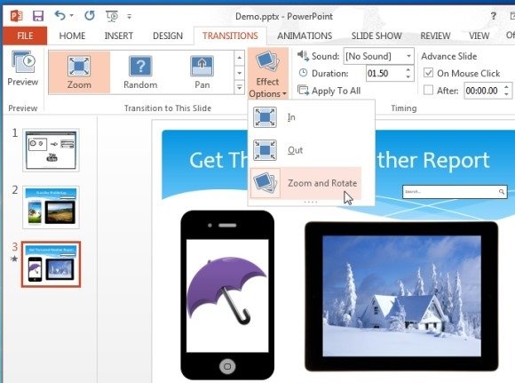 Kinds of powerpoint presentation zoom