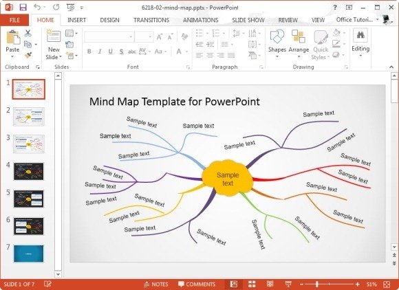 mind map microsoft office map